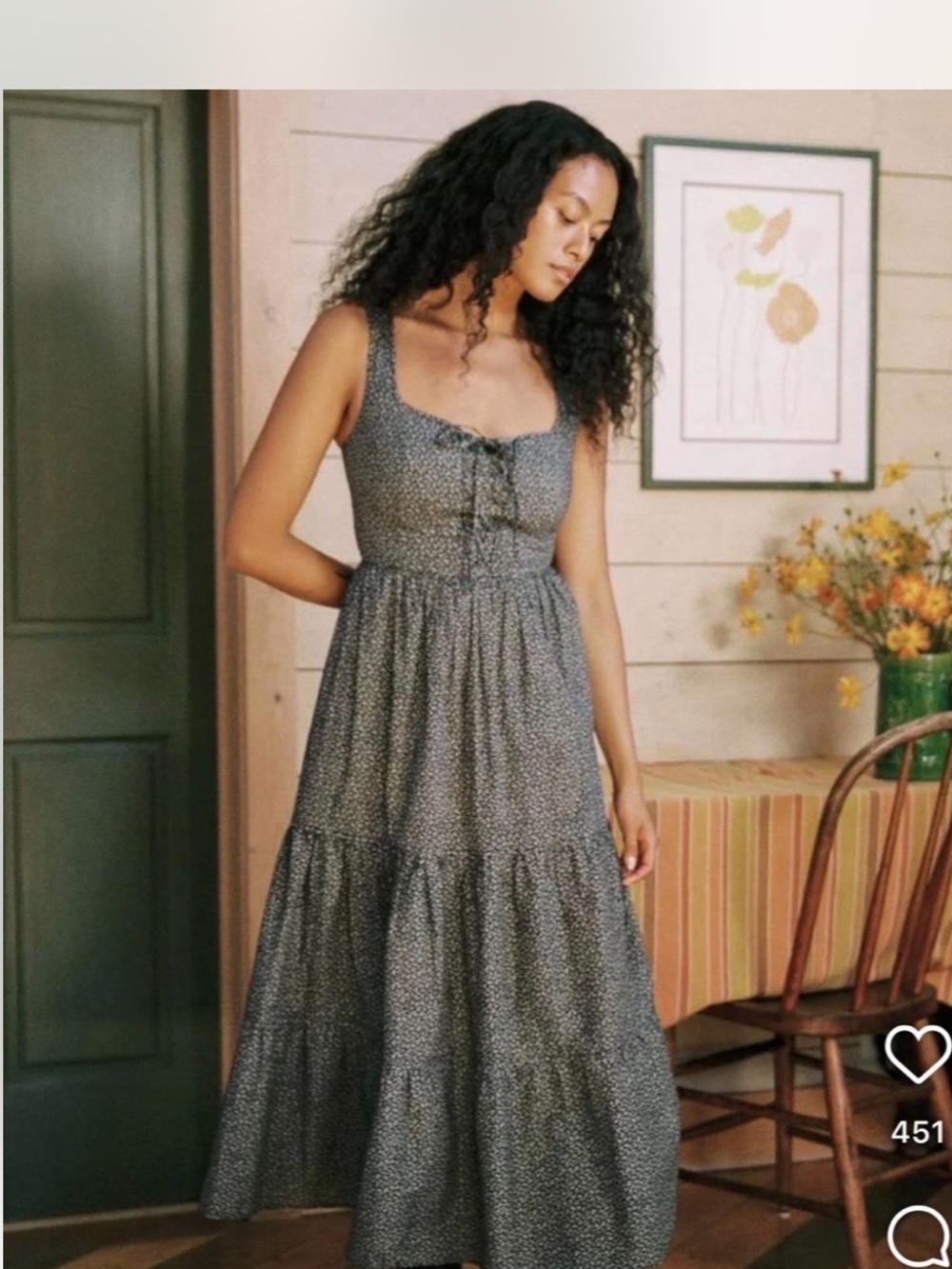 Christy dawn Adele dress midnight floral worn twice!